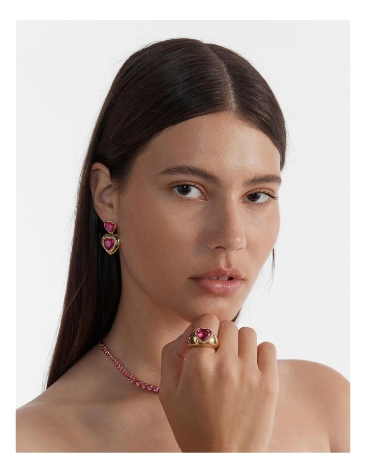 Heartbreaker Earrings in Sweet Pink image 5