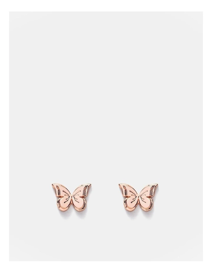 Bliss Stud Earrings in Rose Gold image 1