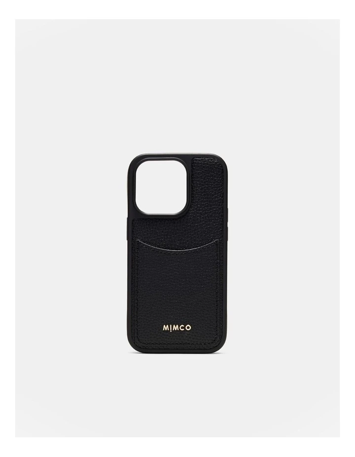 Joy Card Phone Case For Iphone 13-13 Pro in Black Light Gold image 1