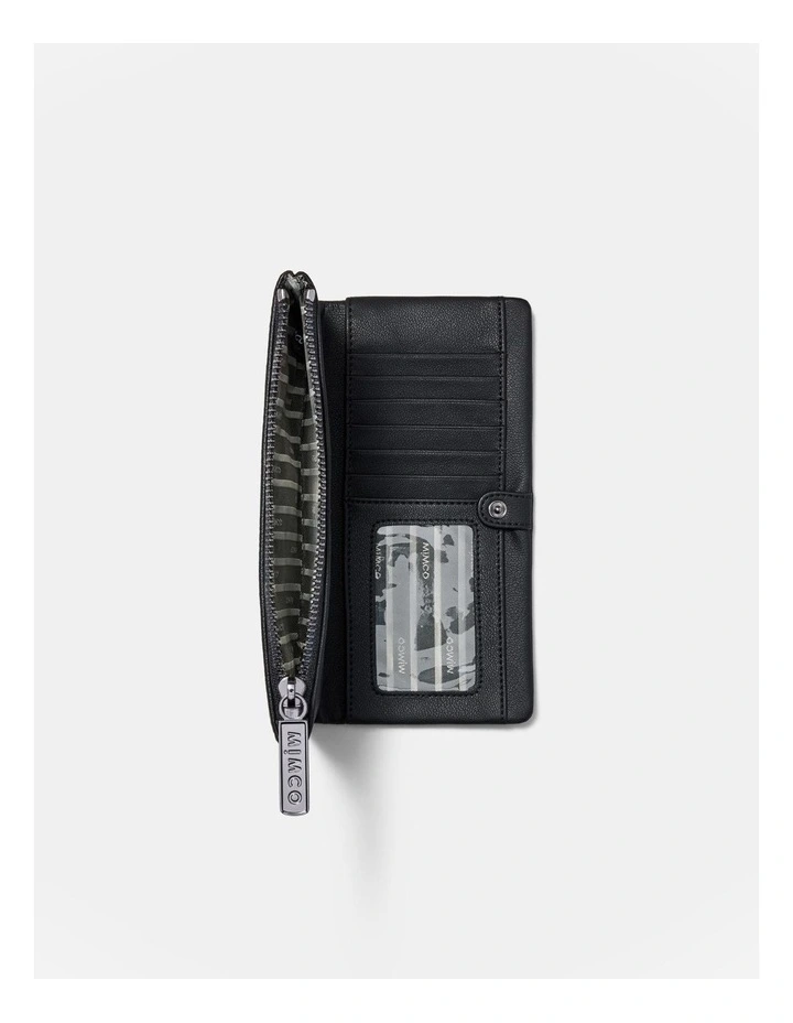 Mim-mazing Large Wallet in Black Gunmetal image 4