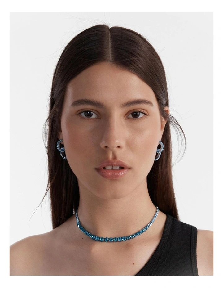 Glitter Necklace in Ocean Dive image 2