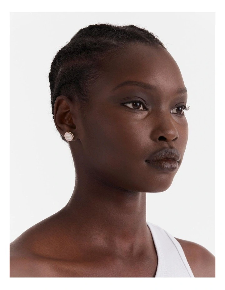 Miami Stud Earrings in Sweet Pink image 2