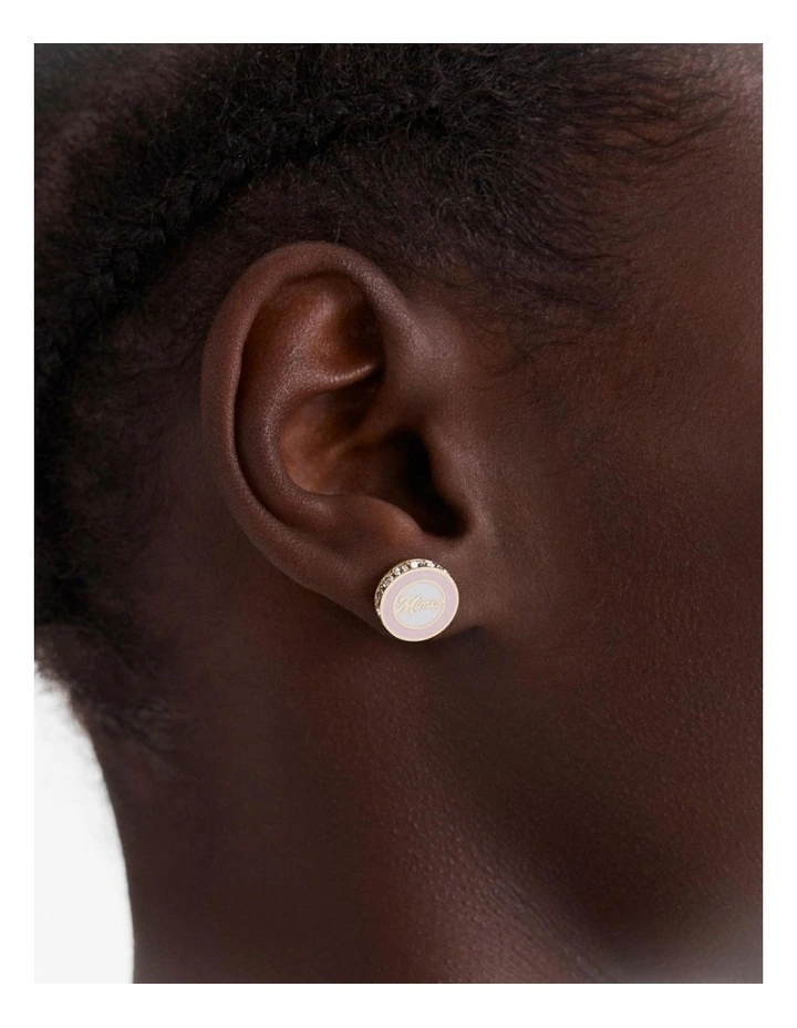 Miami Stud Earrings in Sweet Pink image 4