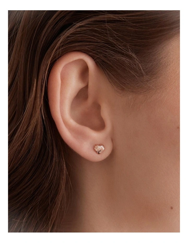 Miami Stud Earrings Set in Rose Gold image 6