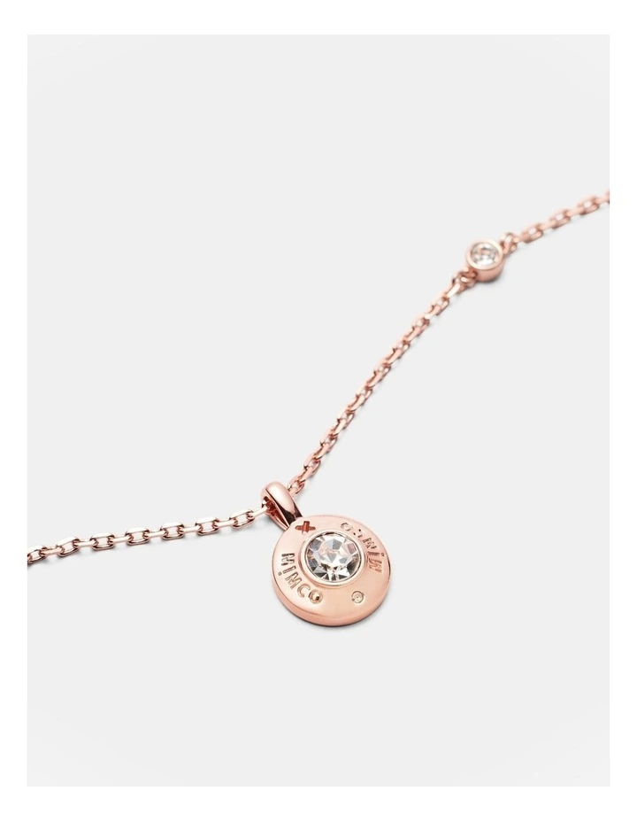 Enliven Necklace in Rose Gold image 3