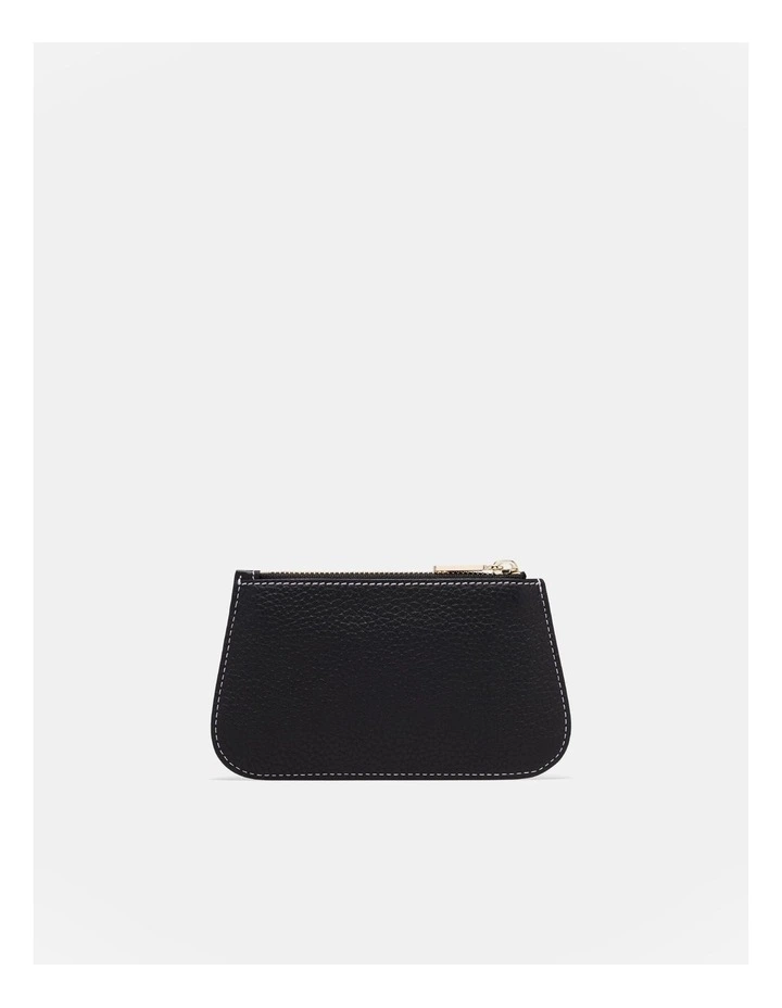 Jett Small Pouch in White/Black image 2
