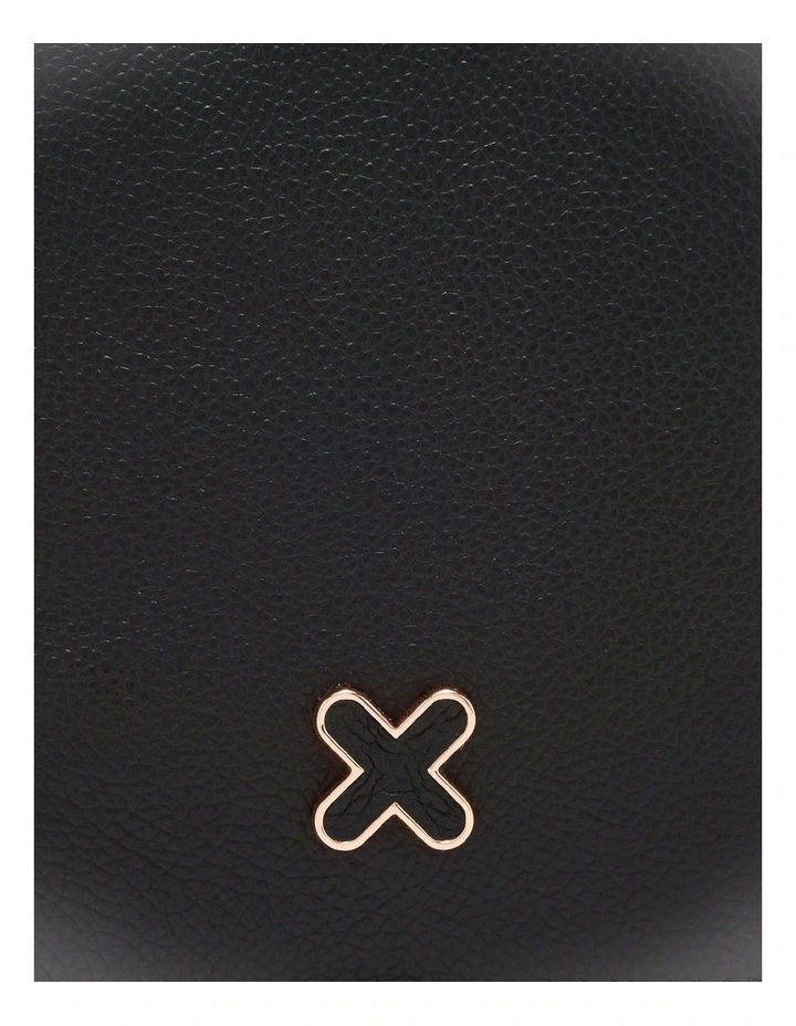 Hendrix Passport Holder in Black/Rose Gold image 3