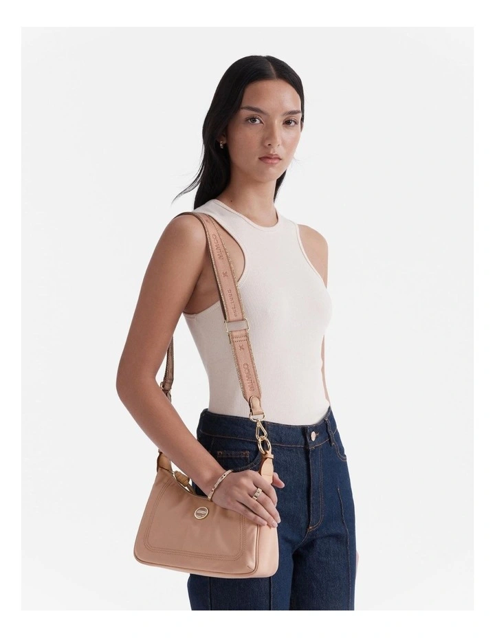 Mim 96 Webbing Bag Strap in Almond image 3