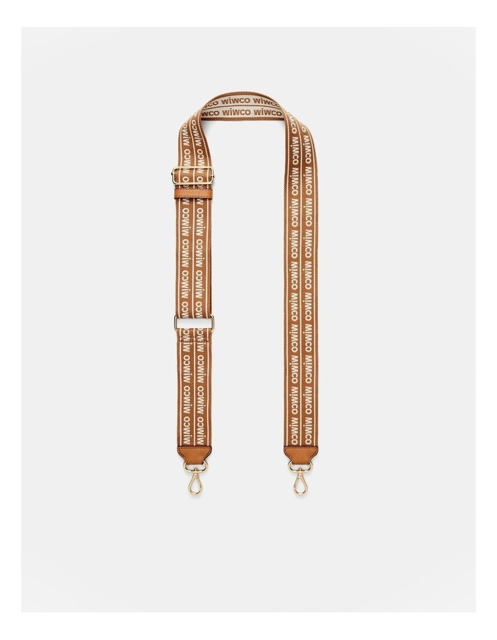 Mim Duo Webbing Bag Strap in Caramel image 1