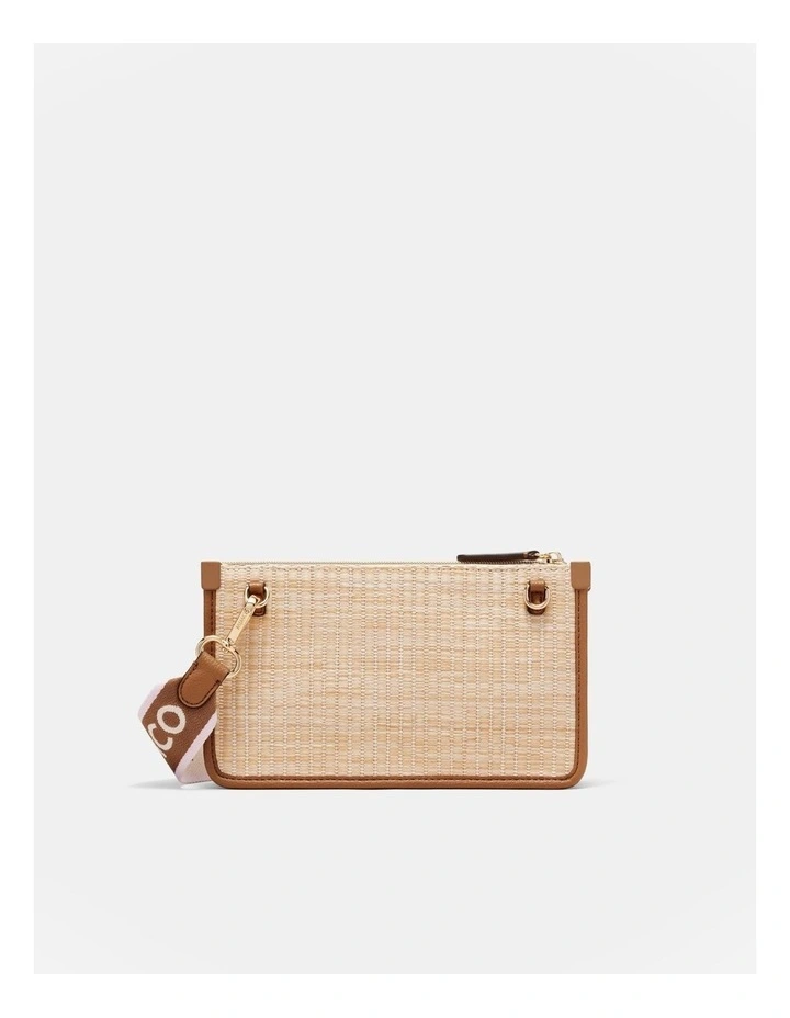 Stevie Pouch Crossbody Bag in Natural Caramel image 5