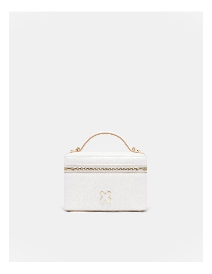 Hendrix Cosmetic Bag in White image 1