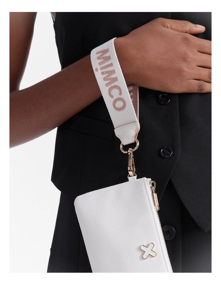 Webbing Wrist Strap in White image 2