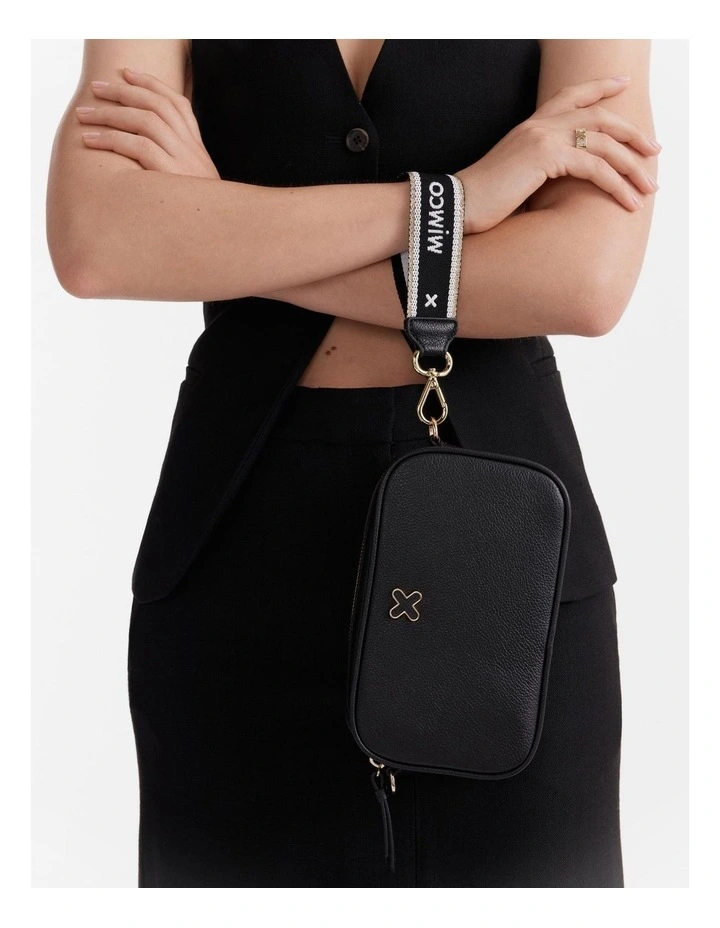 Mim 96 Wrist Strap in Black Light Gold image 2