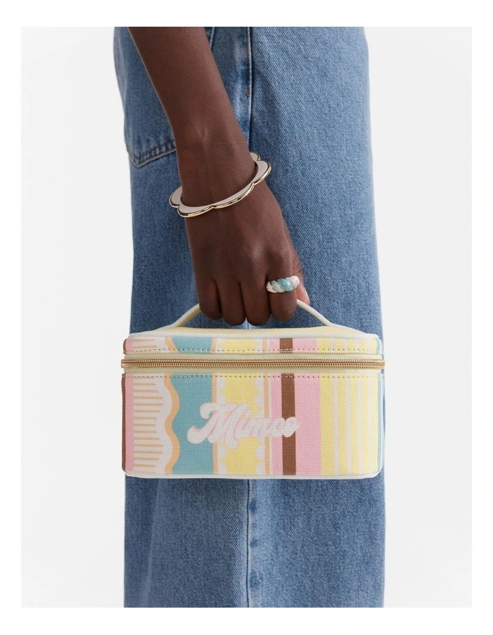 Stevie Cosmetic Bag in Miami Print image 2