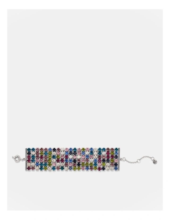 Dazzle Crystal Bracelet in Multicolour image 1