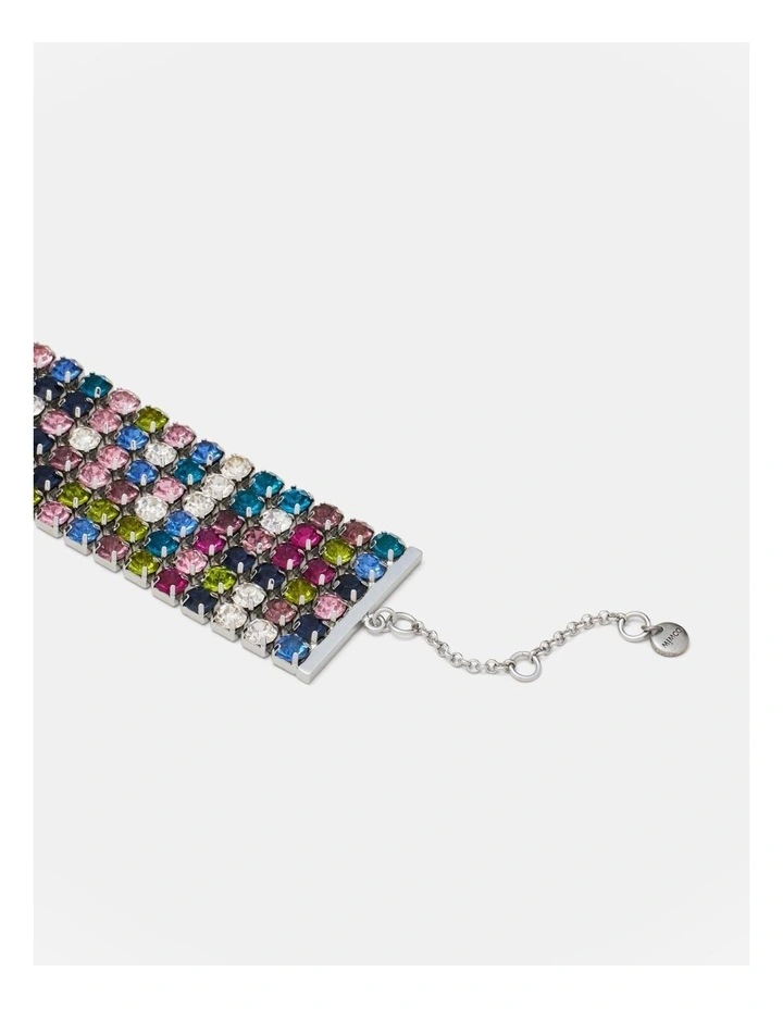Dazzle Crystal Bracelet in Multicolour image 2