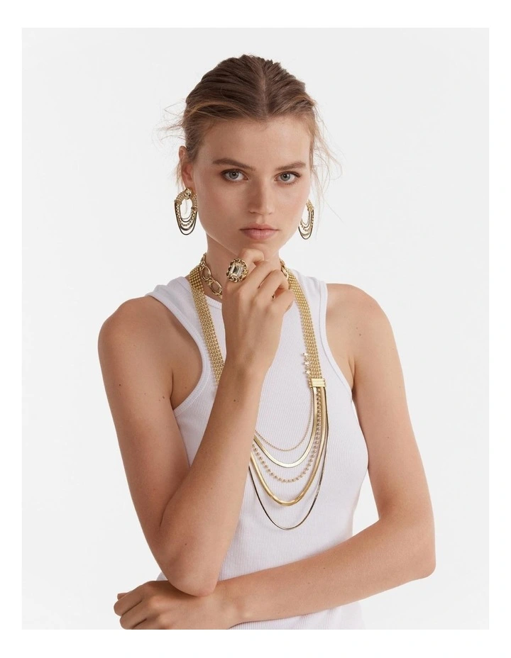 Adventure Earrings in Gold image 5