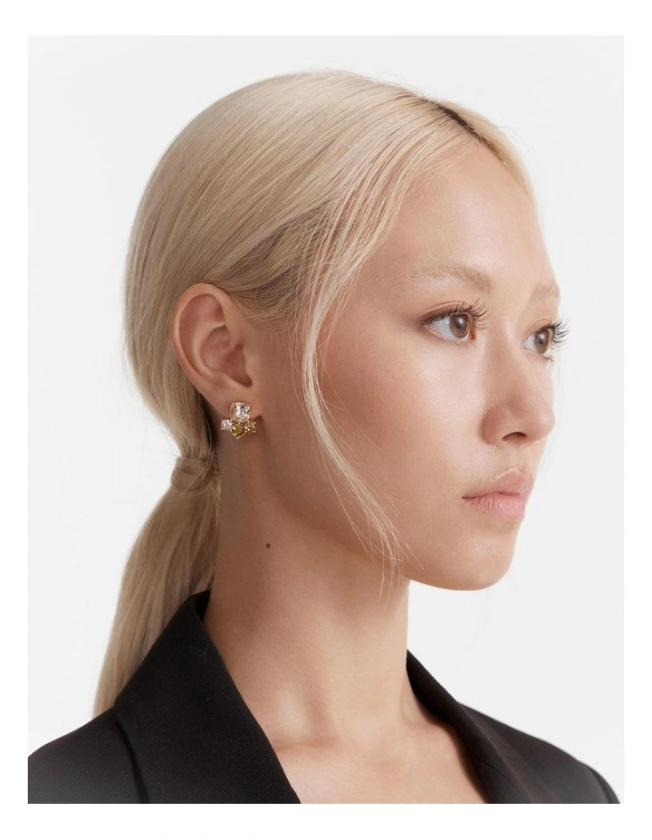 Barbarella Stud Earrings in Gold image 2