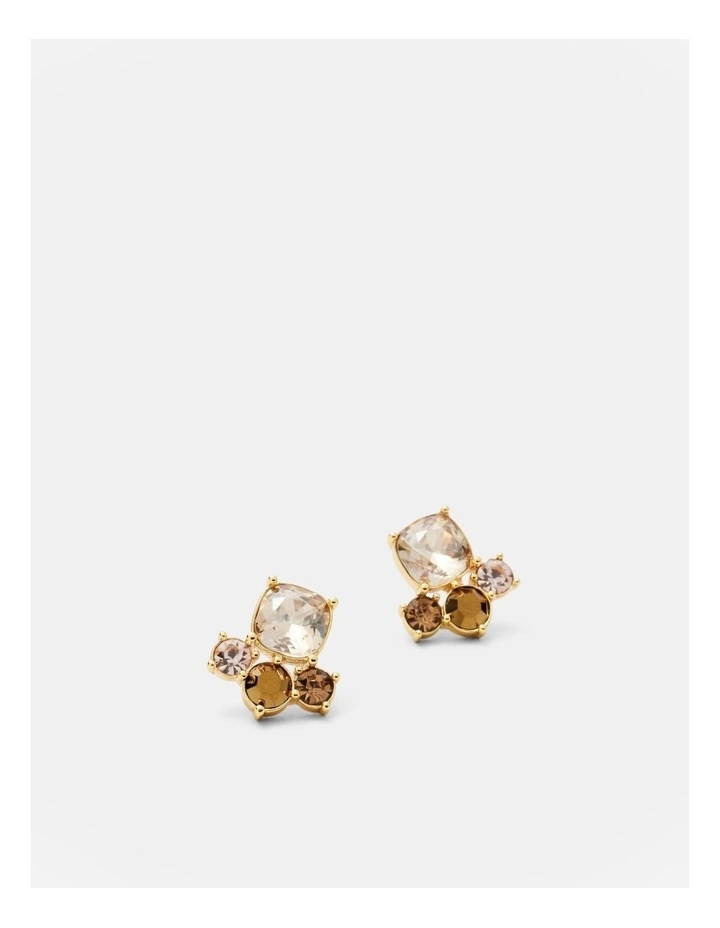 Barbarella Stud Earrings in Gold image 3