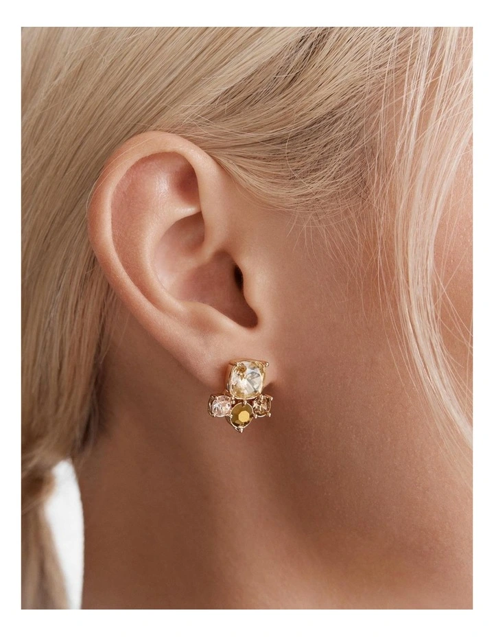 Barbarella Stud Earrings in Gold image 4