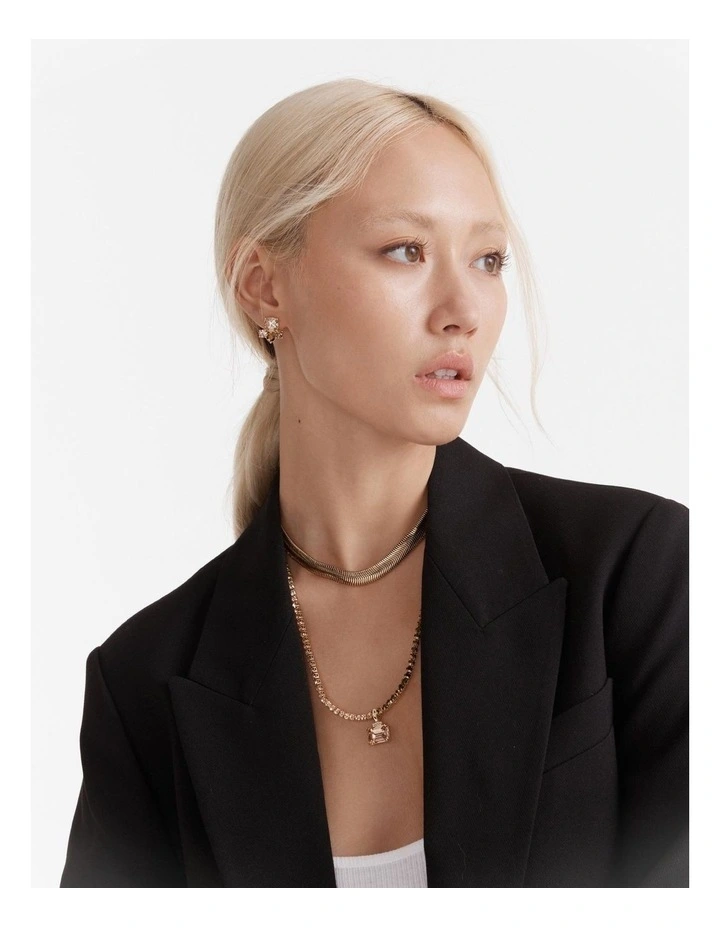 Myer gold earrings clearance