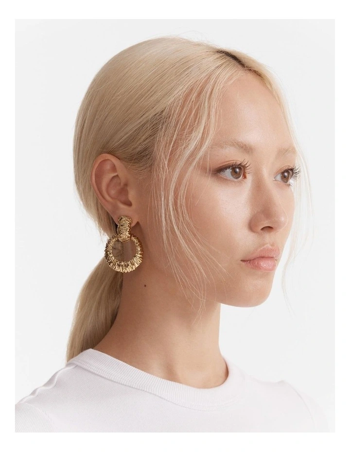 Myer gold earrings clearance