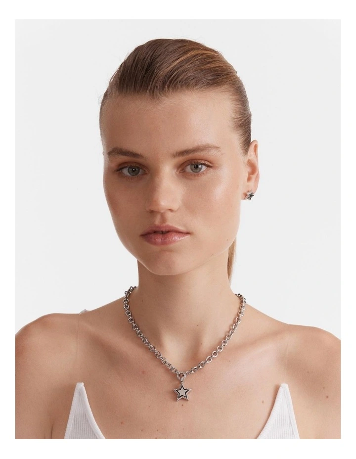 Cosmos Necklace in Silver image 2