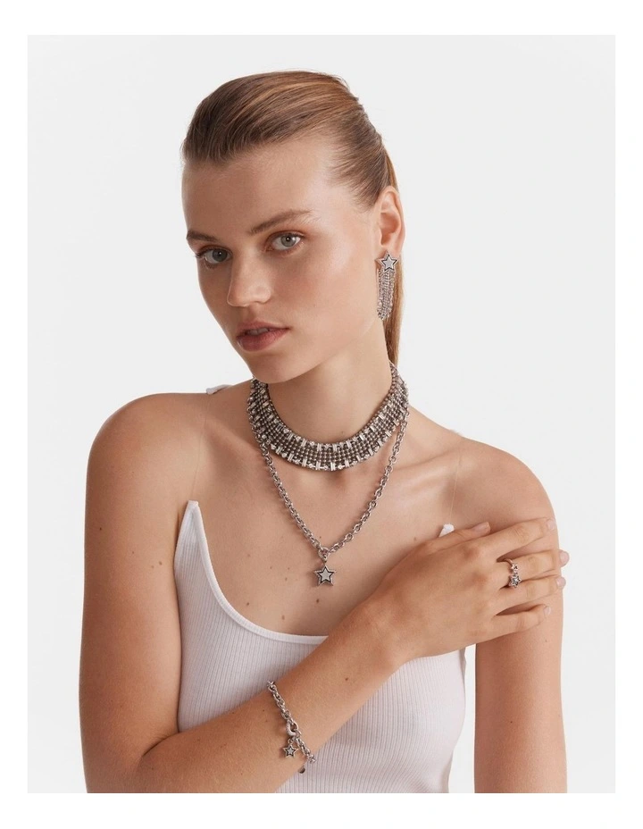 Cosmos Necklace in Silver image 4