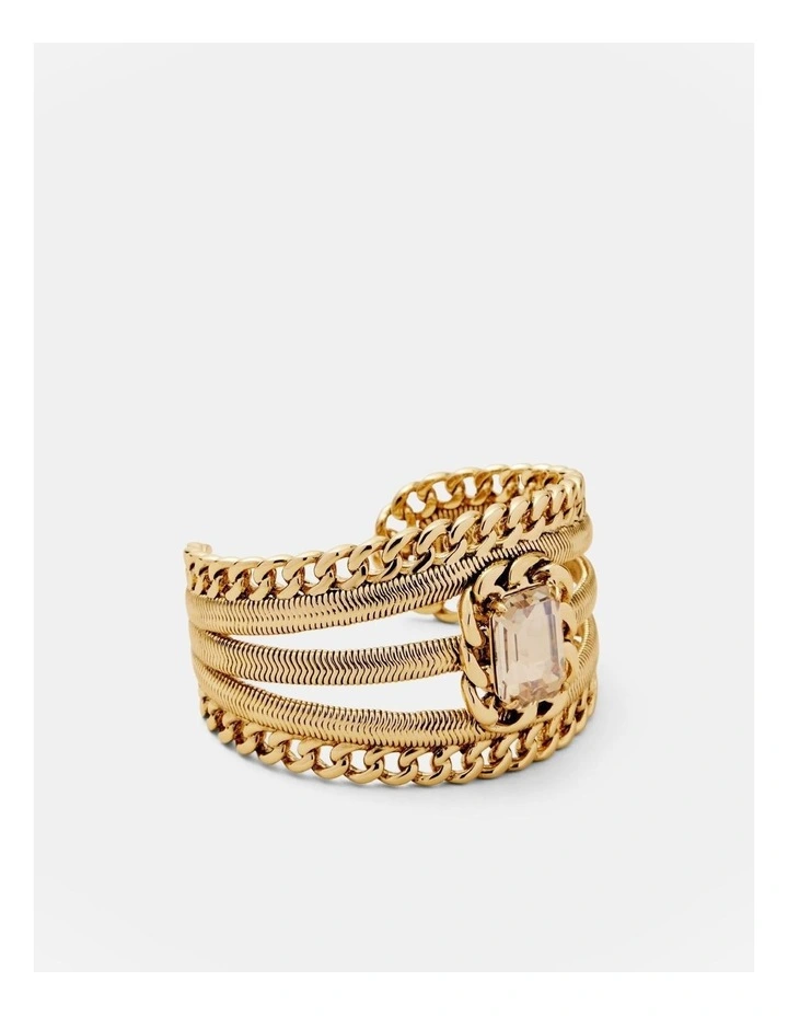Salute Cuff Bracelet in Gold image 1