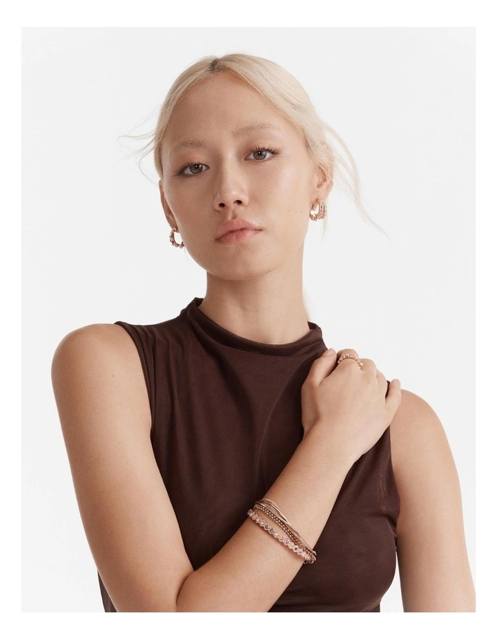 Armonia Bangle in Rose Gold image 4
