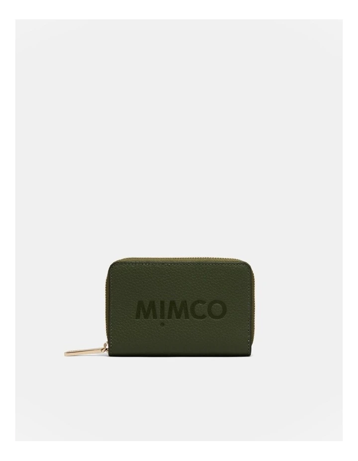 Patch Leather Medium Wallet in Winter Moss image 1