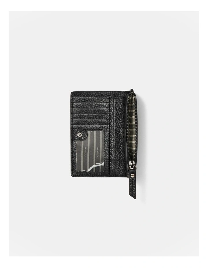 Orbit Medium Fold Wallet in Black Gunmetal image 4