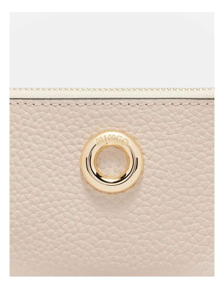 Orbit Petite Wallet in Pearl image 3