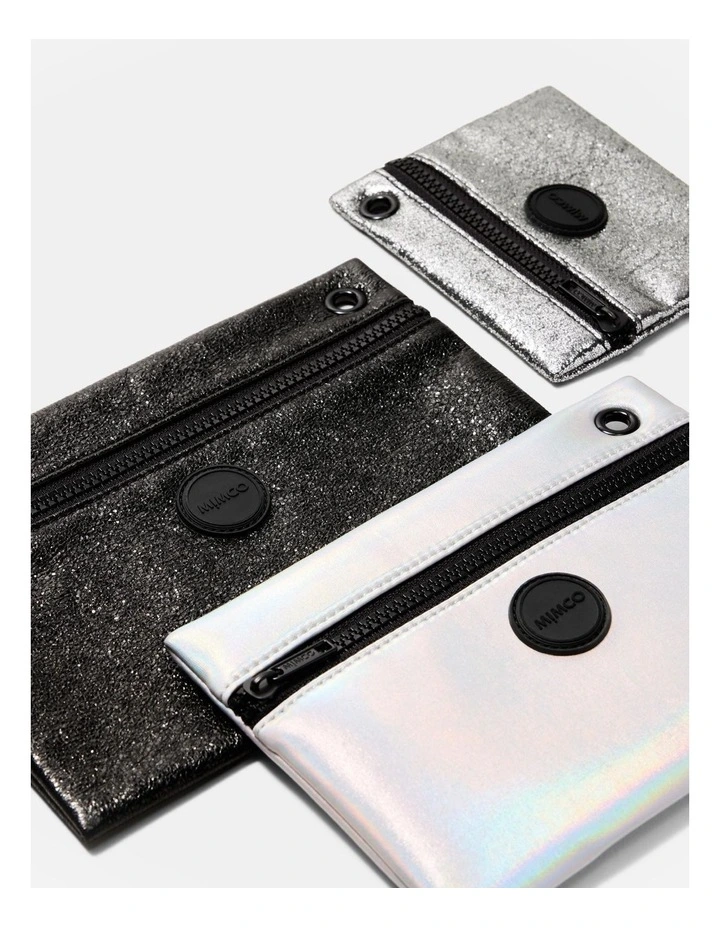 Trilogy Pouches in Black image 3