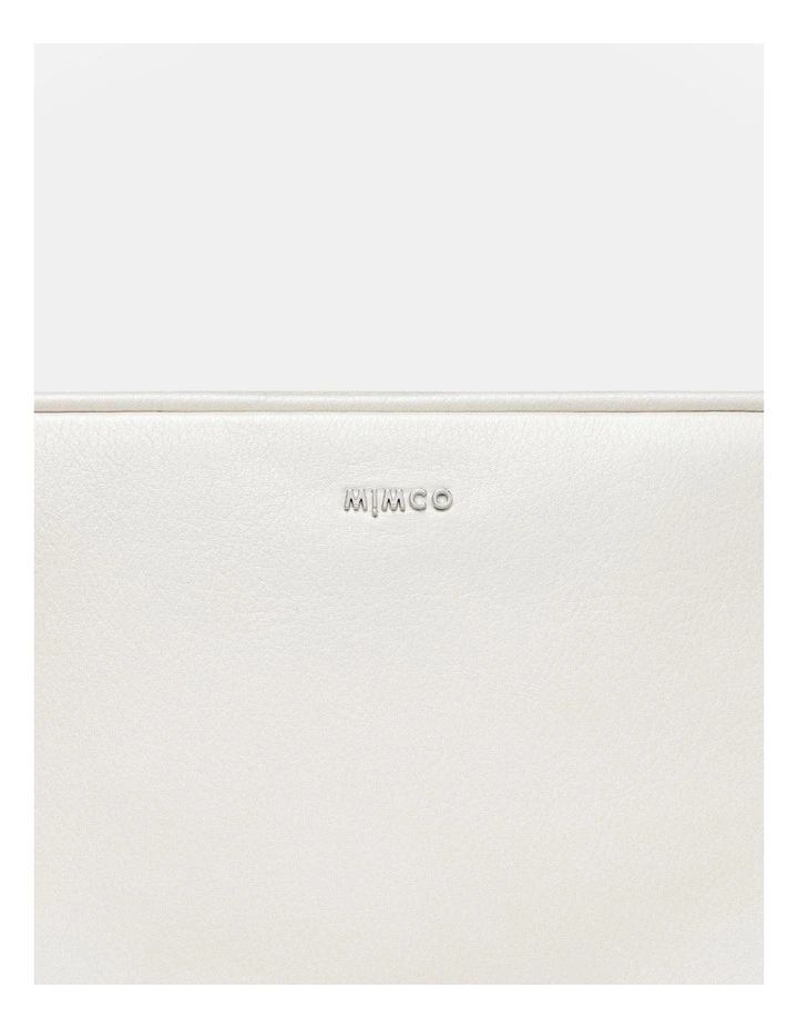 Classico Pouch in Pearlised White image 5