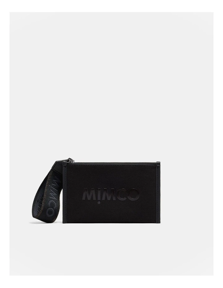 Mimco Patch Pouch in Black Gunmetal MYER