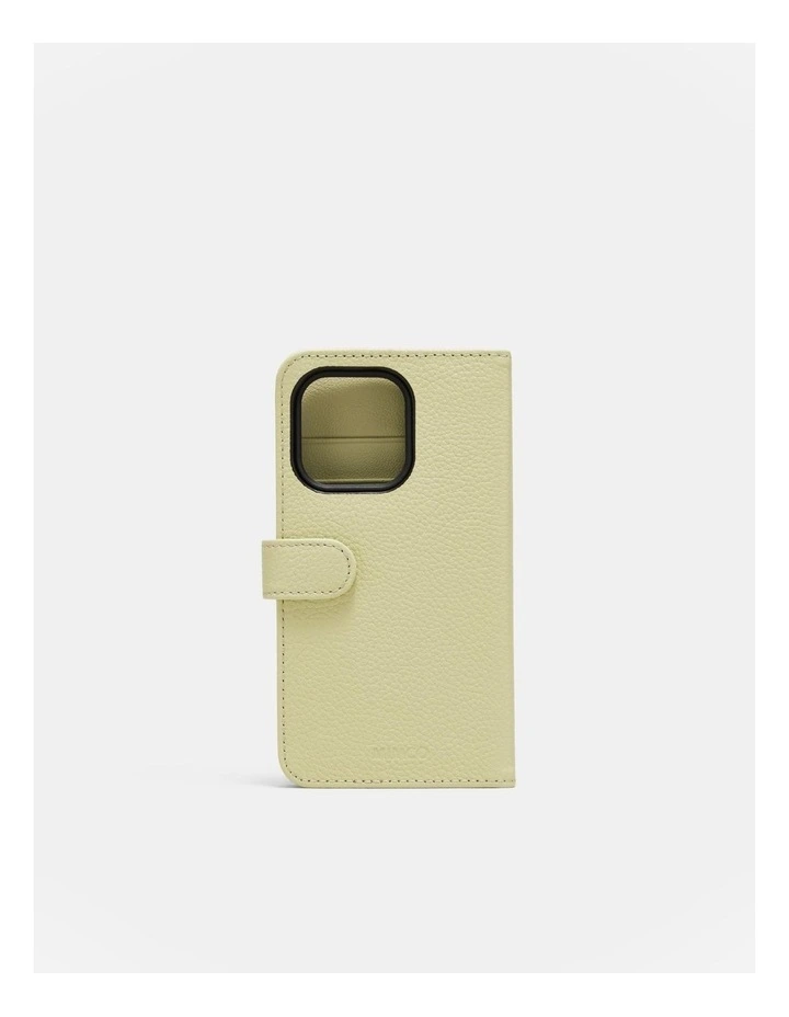Classico Flip Case For Iphone 15 Pro in Matcha image 2