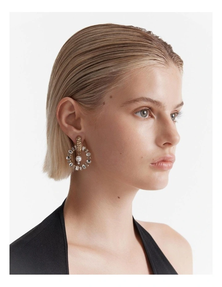 Ballroom Blitz Hoop Earrings in Gold image 2