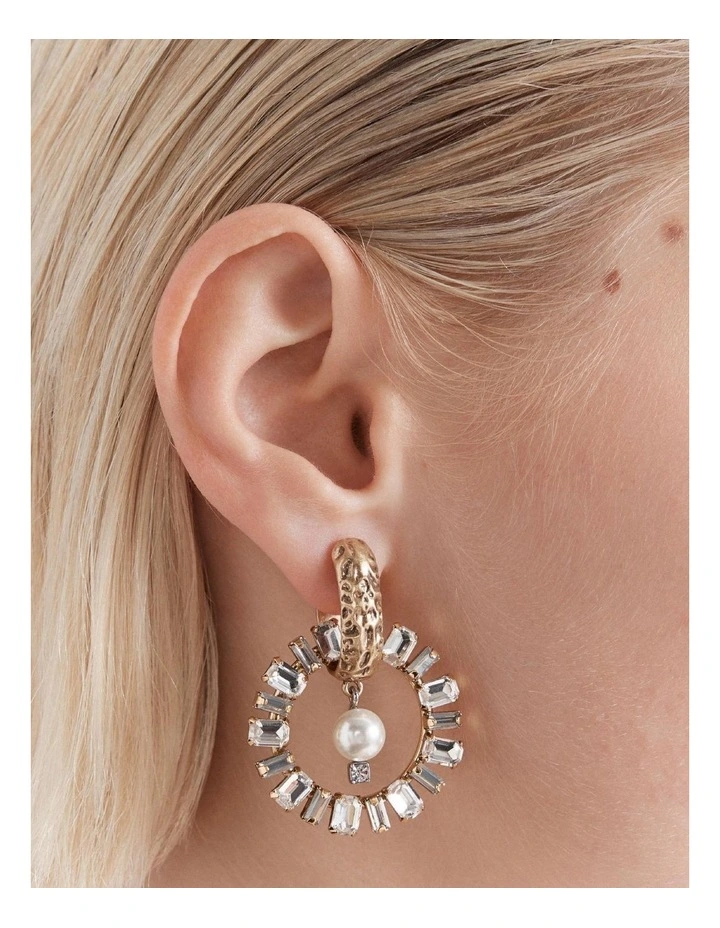 Ballroom Blitz Hoop Earrings in Gold image 4