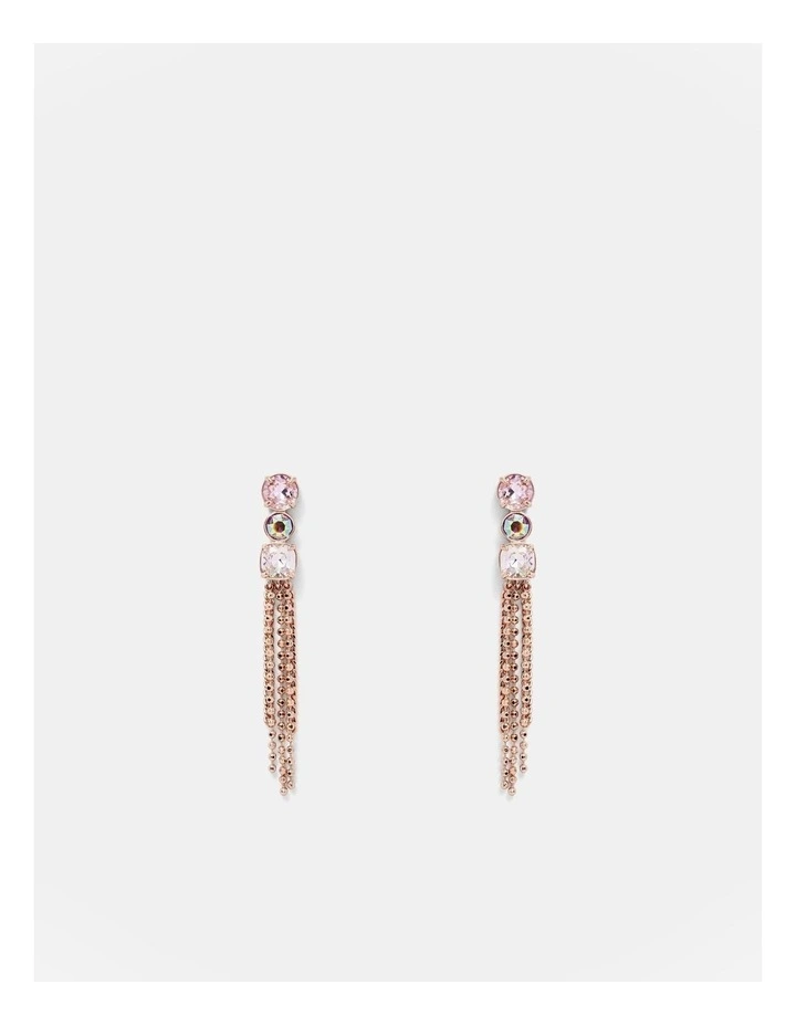 City Scape Drop Earrings in Electric Pink image 1