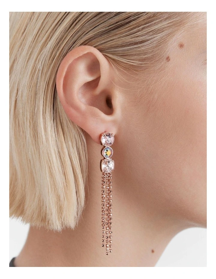 City Scape Drop Earrings in Electric Pink image 4