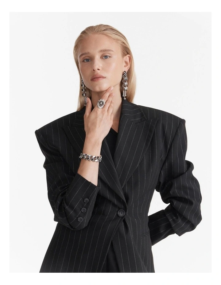 Coruscant Long Drop Earrings in Silver image 5