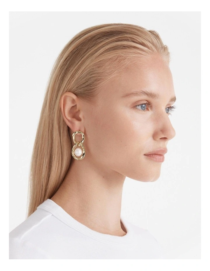 Retrieved Earrings in Gold image 2