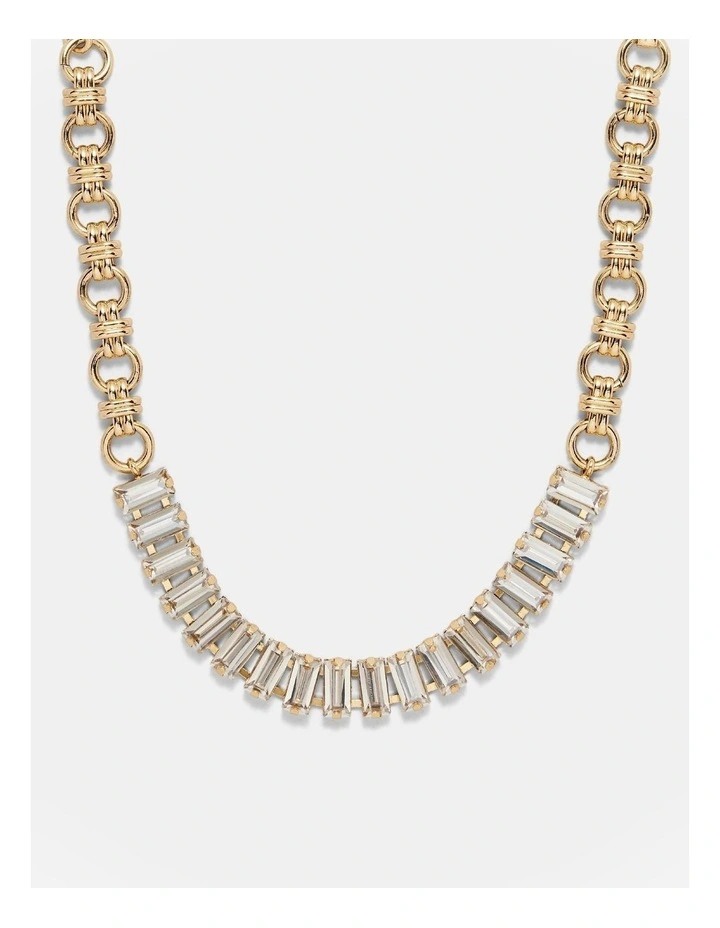 Descent Choker Necklace in Gold image 1