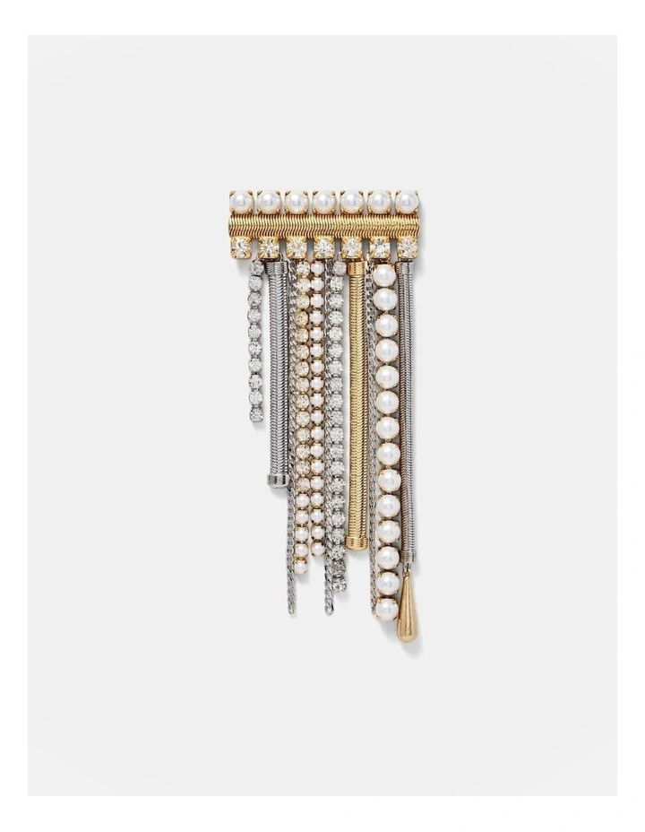 Ballroom Blitz Brooch in Silver image 1