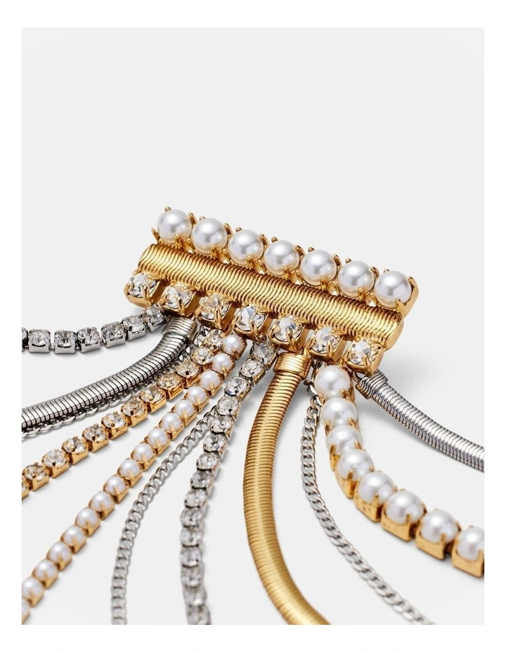 Ballroom Blitz Brooch in Silver image 3