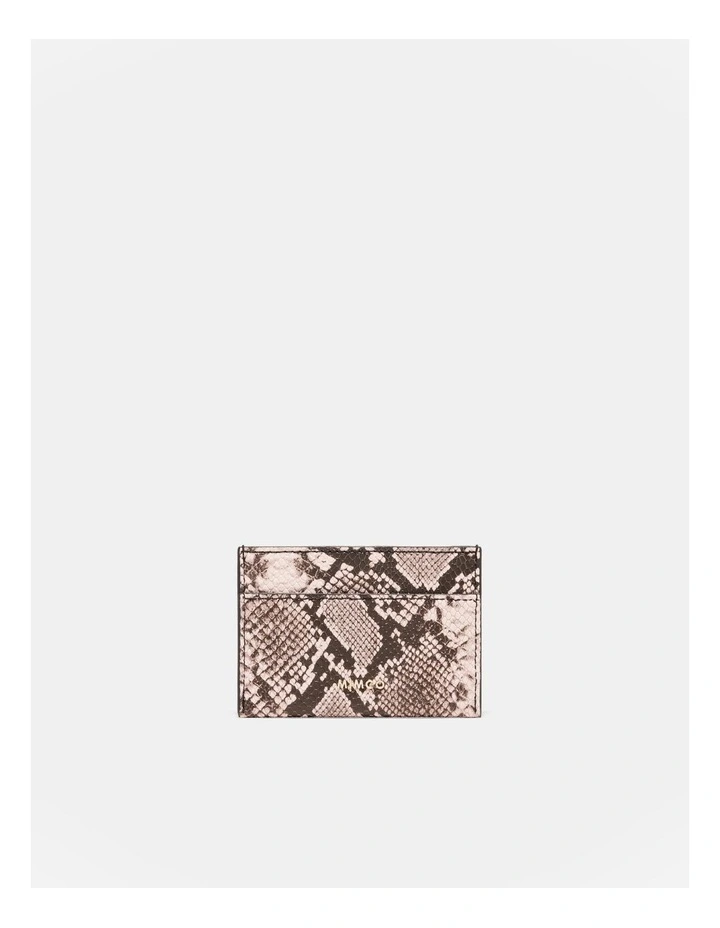 Drift Card Holder in Blush Snake image 1