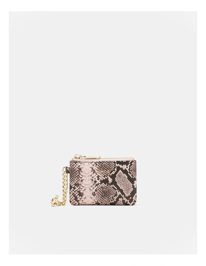 Classico Coin Purse in Blush Snake image 1