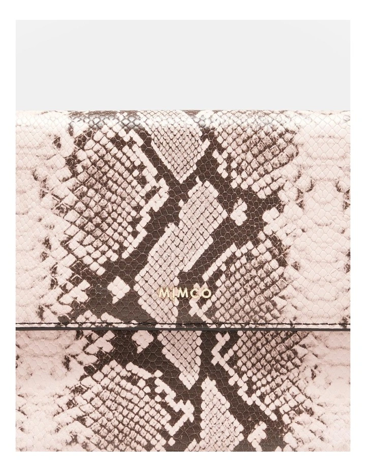 Drift Medium Envelope Pouch in Blush Snake image 5