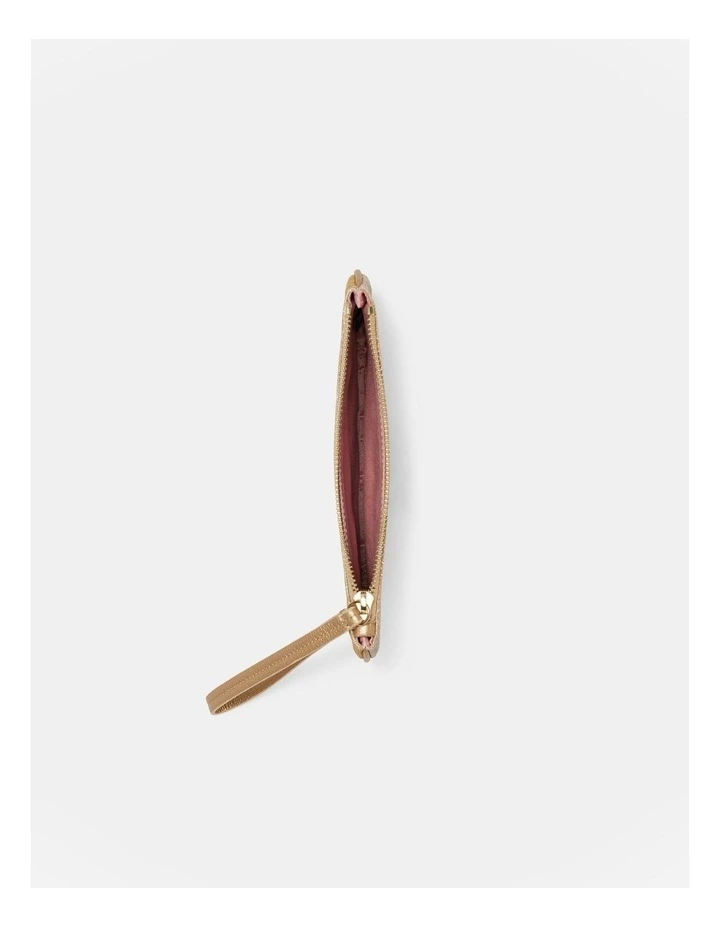 Metropolis Pouch in Light Gold image 5